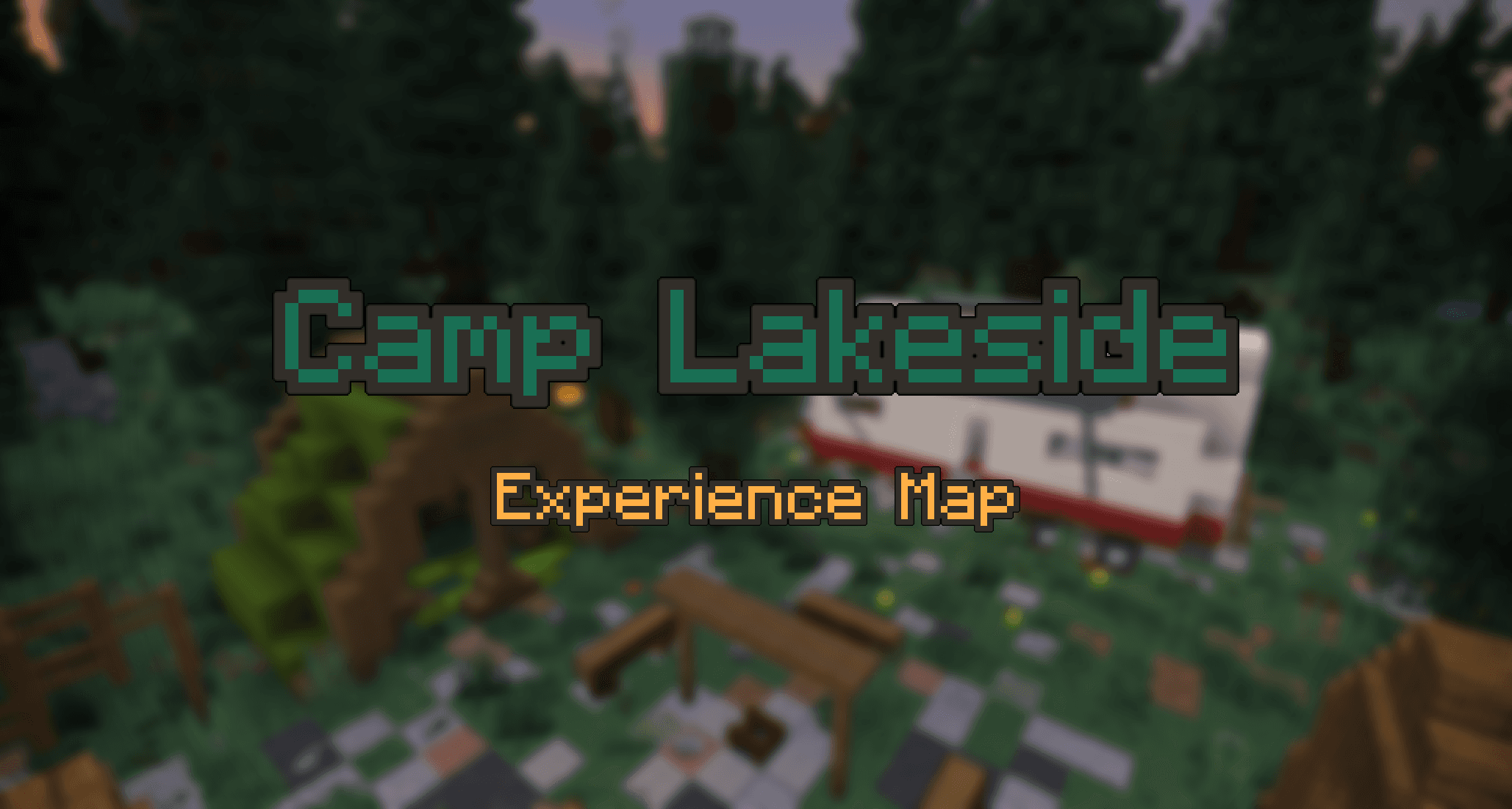 The logo for Camp Lakeside, a Minecraft map for Minecraft 1.19.3 by Slender on MCCreations