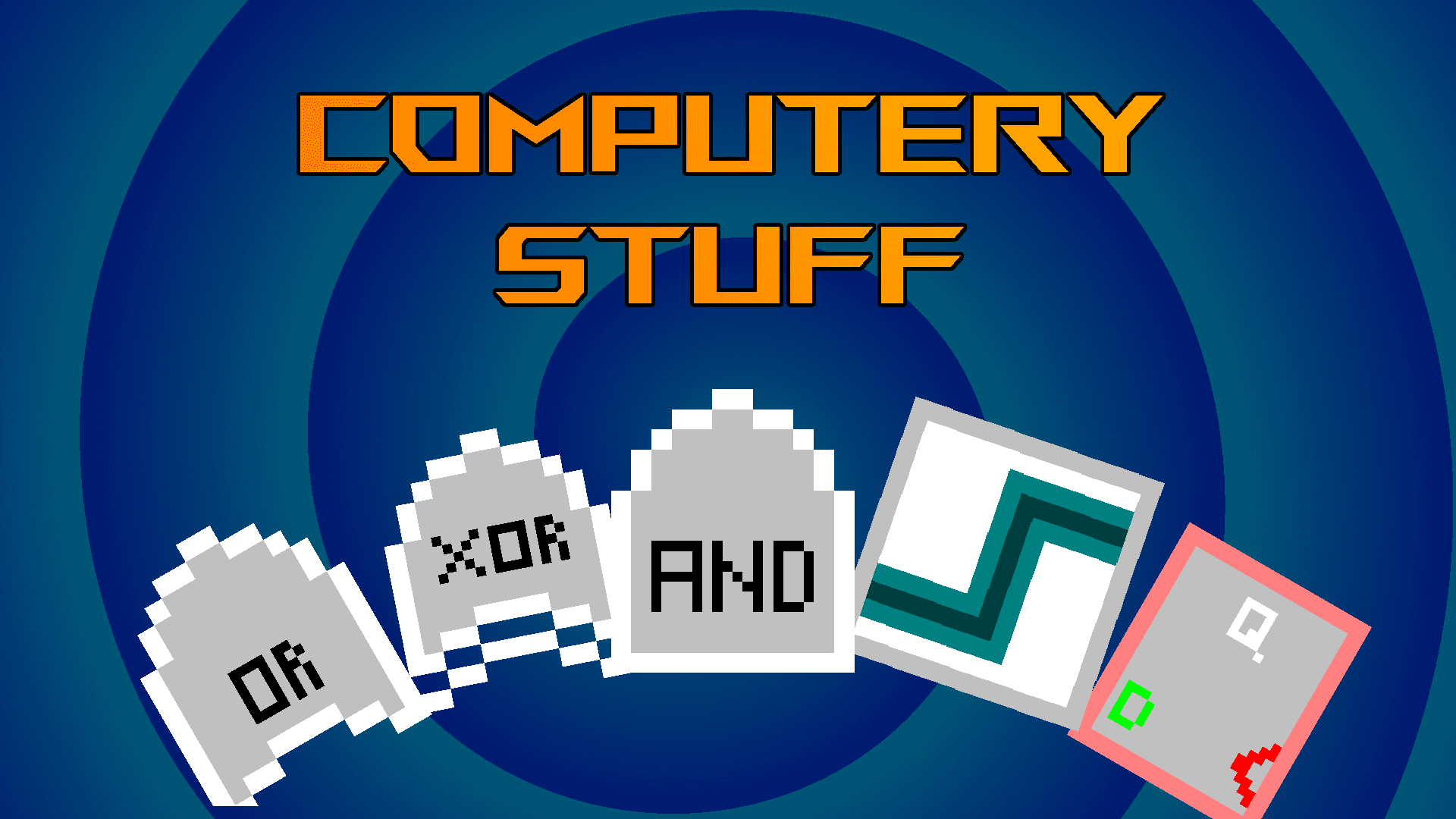 The logo for Computery Stuff, a Minecraft map for Minecraft 1.16.2 by TheblueMan003 on MCCreations