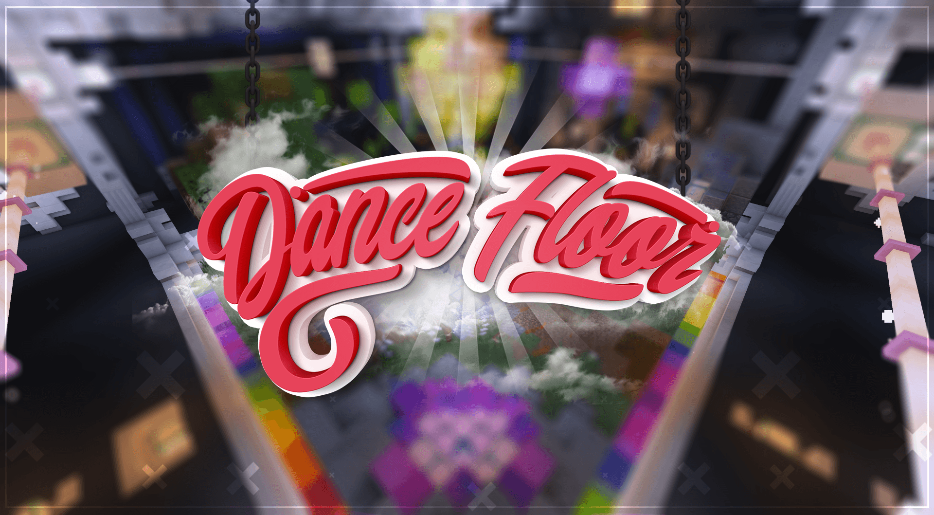 The logo for Dance Floor, a Minecraft map for Minecraft 1.15.2 by CemreK on MCCreations