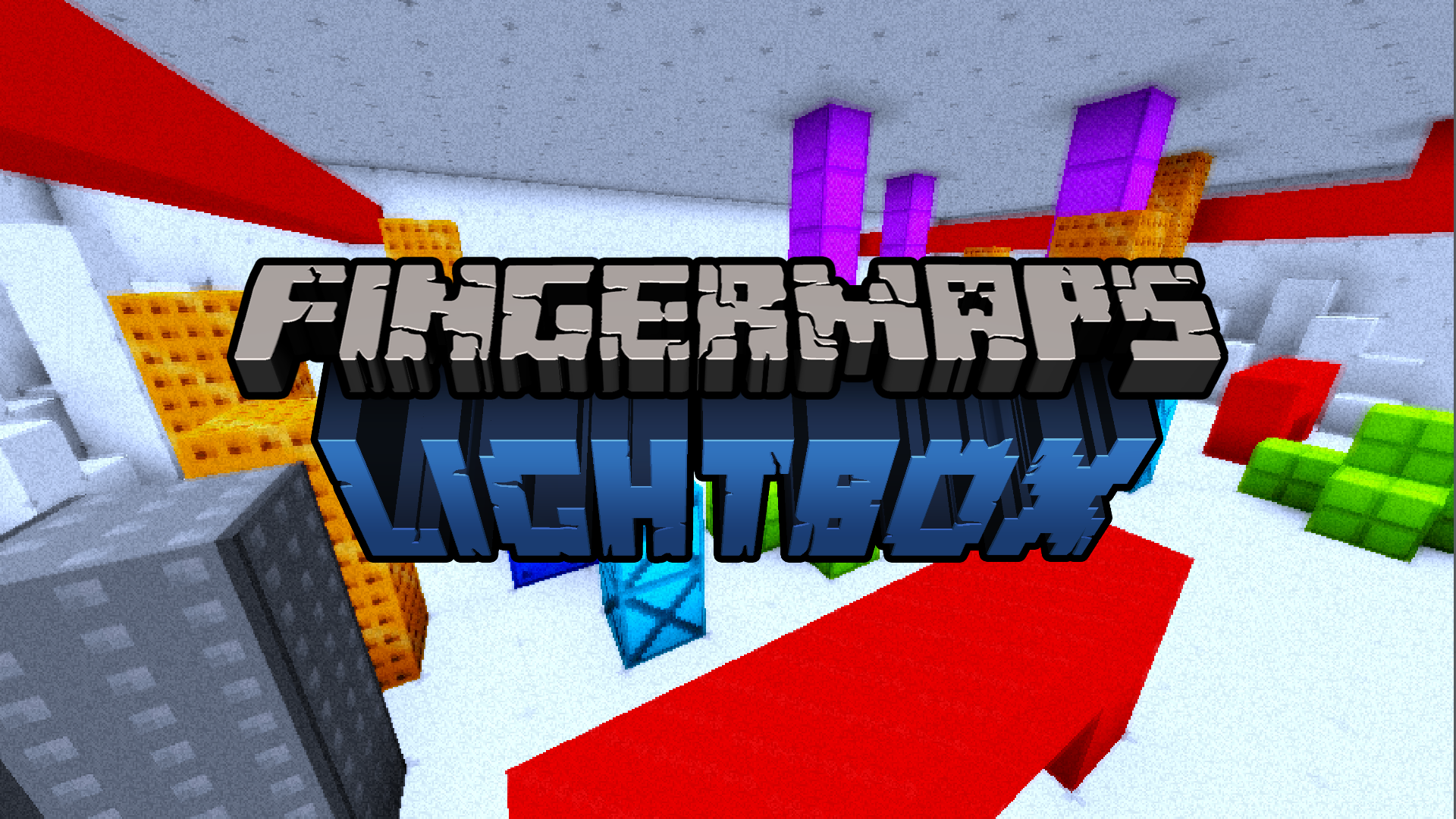 The logo for Lightbox, a Minecraft map for Minecraft 1.17 by FingerMaps on MCCreations