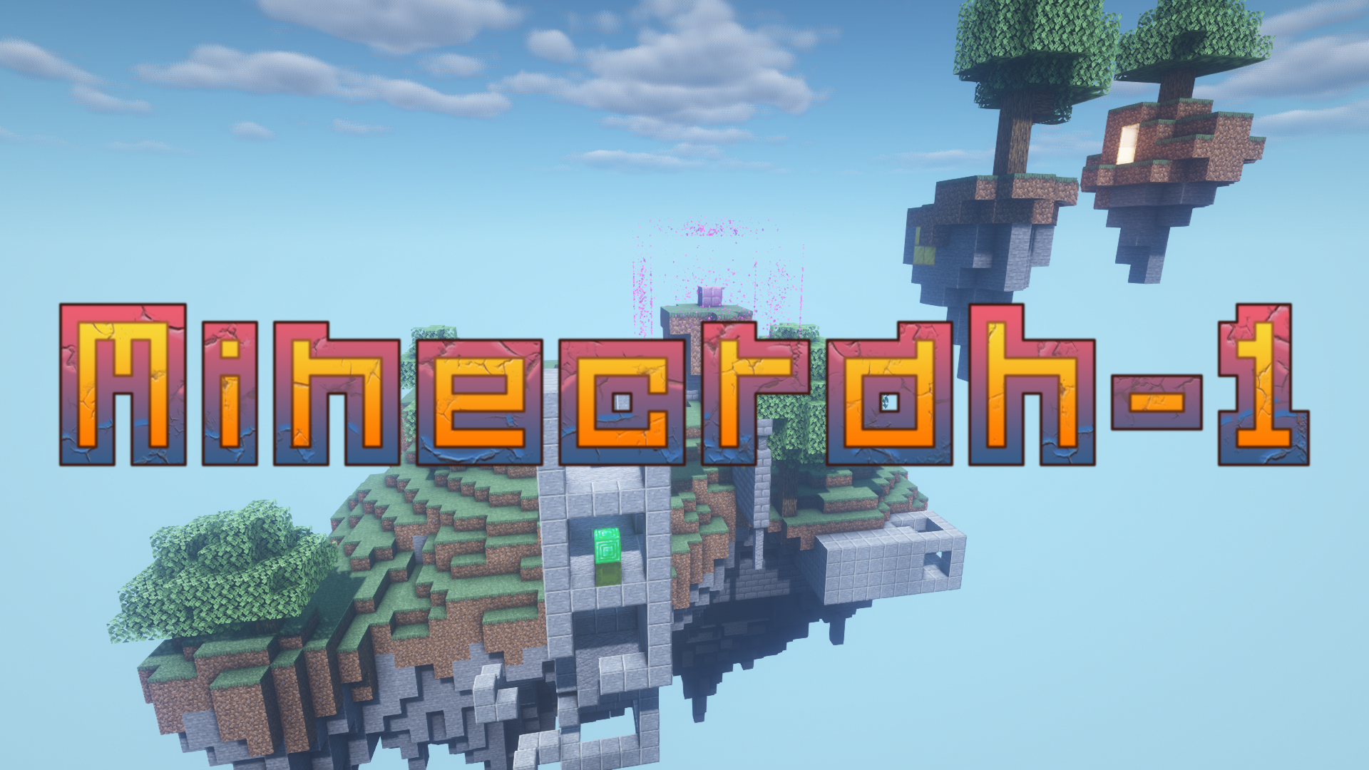 The logo for Minecrah-1, a Minecraft map for Minecraft 1.14.4 by redinator2000 on MCCreations