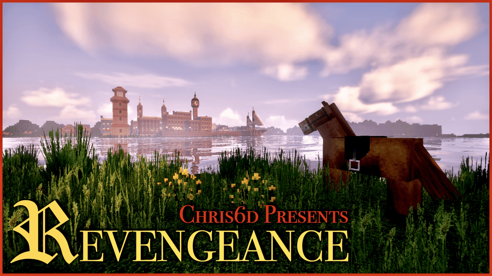 The logo for Revengeance, a Minecraft map for Minecraft 1.16.5+ by Chris6d on MCCreations