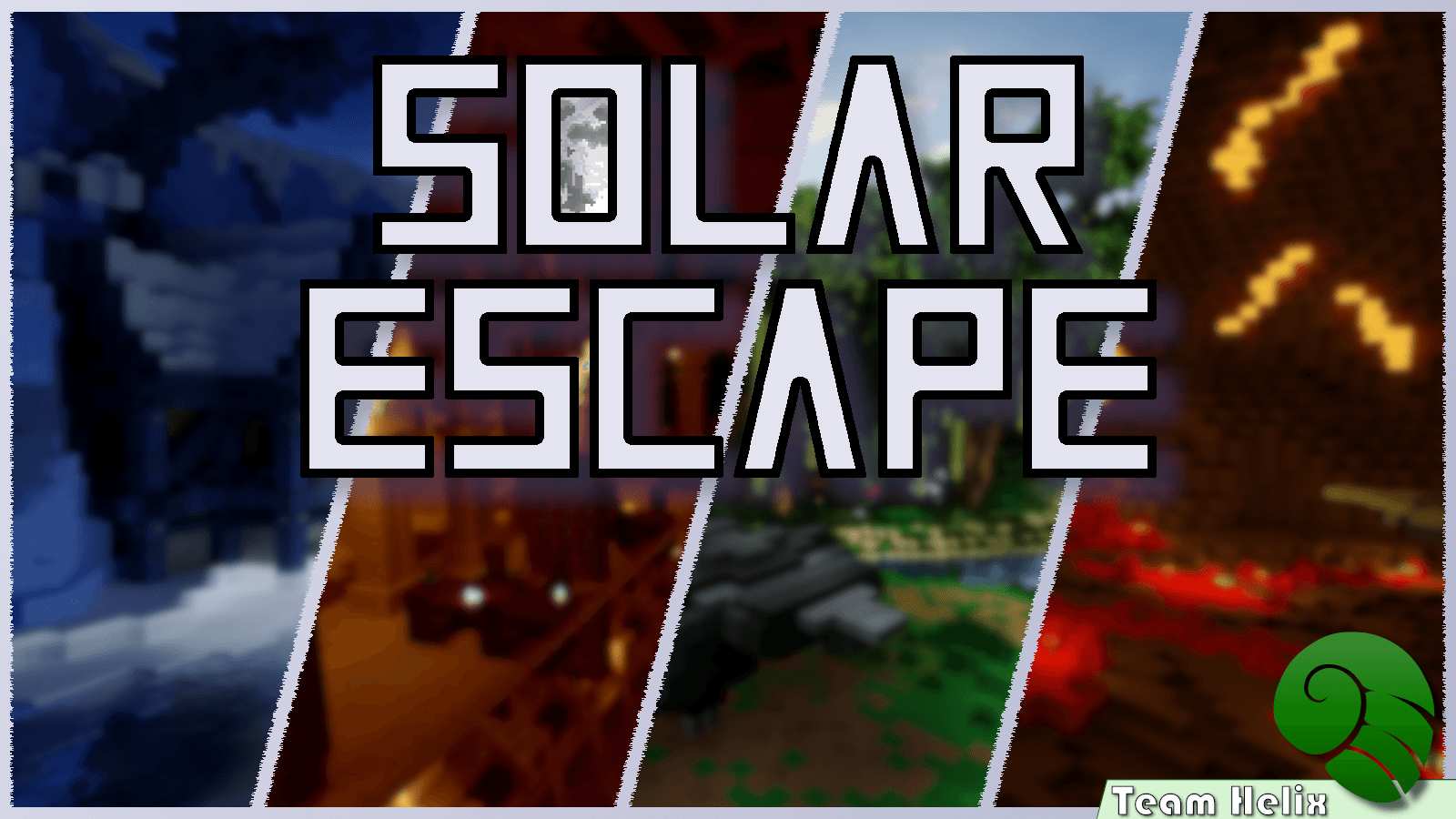 The logo for Solar Escape, a Minecraft map for Minecraft 1.19.2 by Team Helix on MCCreations