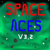 The logo for Space Aces, a Minecraft map for Minecraft 1.16.1 by LegoBro on MCCreations