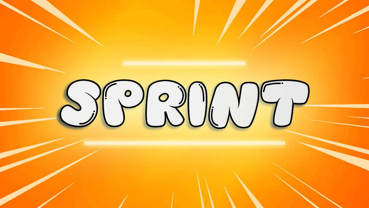 The logo for Sprint, a Minecraft map for Minecraft 1.15.2 by Jaspr on MCCreations