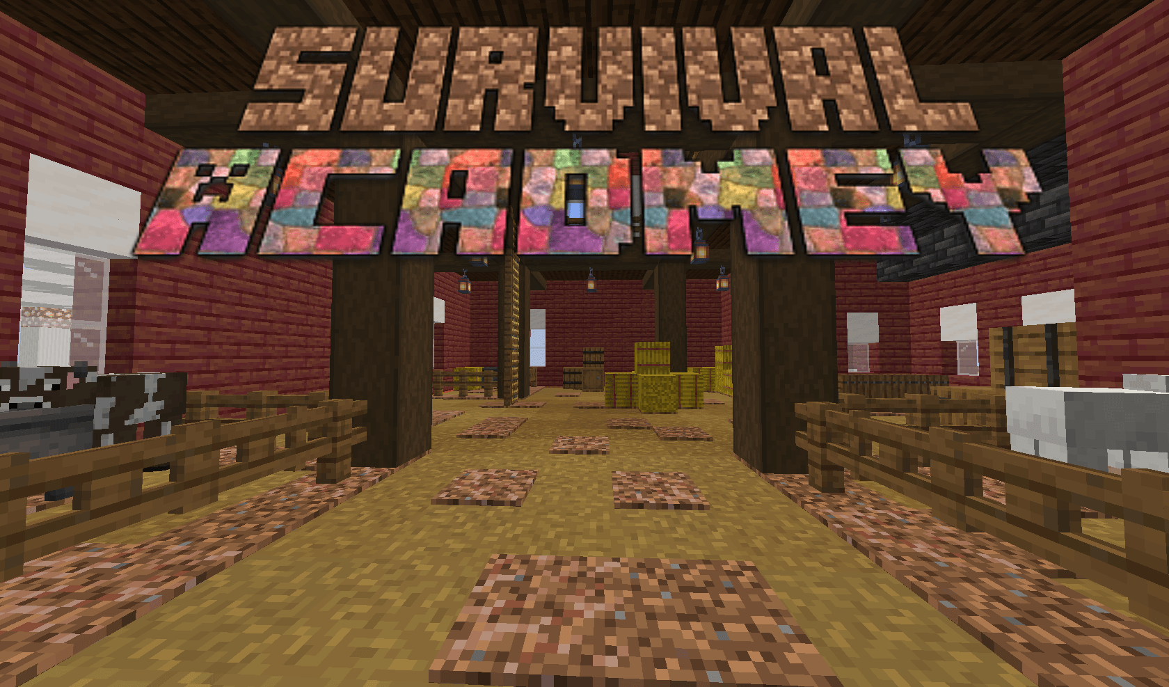 The logo for Survival Academy, a Minecraft map for Minecraft 1.19.2 by MagicJoshua on MCCreations