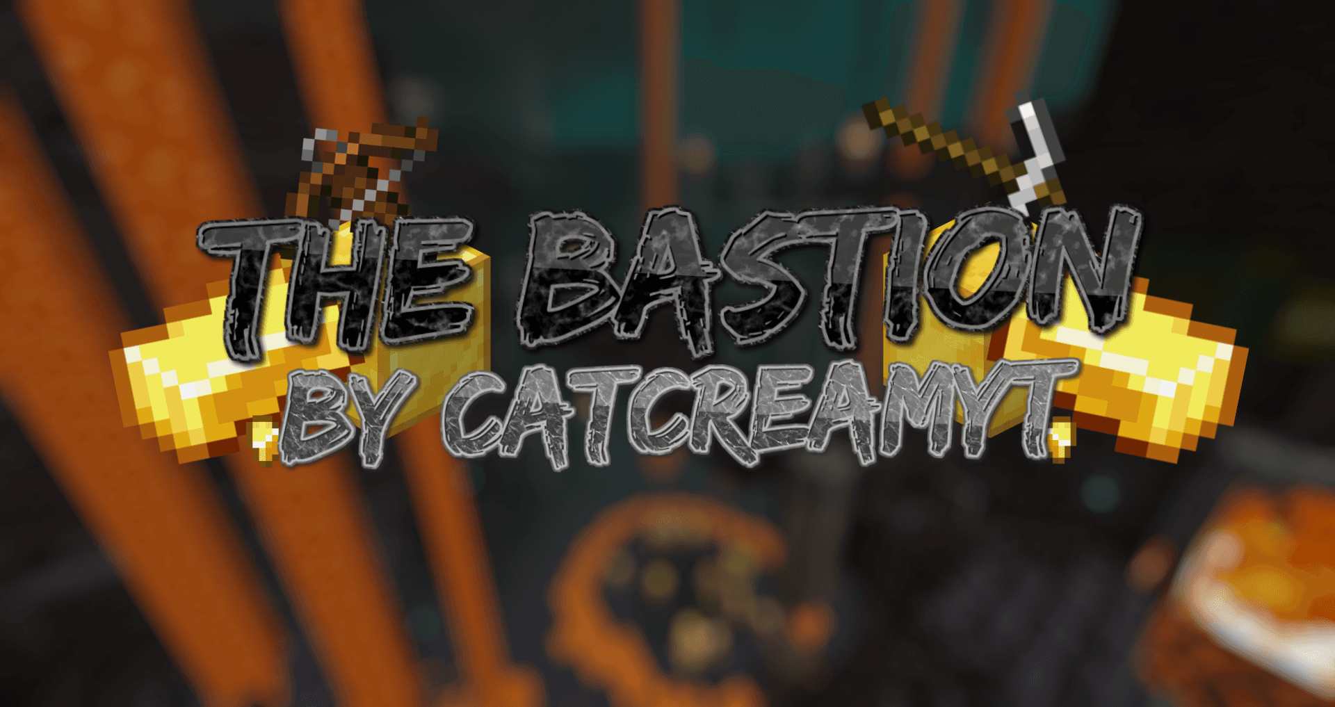 The logo for The Bastion, a Minecraft map for Minecraft 1.16.1 by CatCreamYT on MCCreations