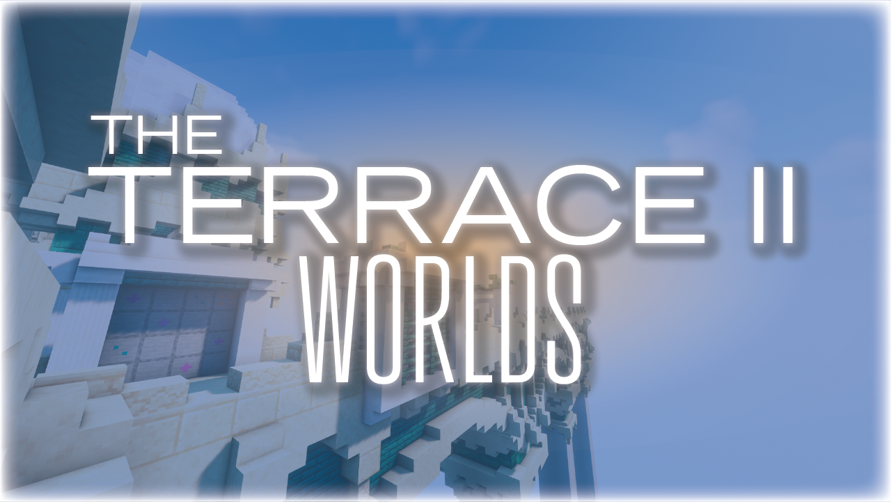 The logo for The Terrace 2: WORLDS, a Minecraft map for Minecraft 1.20.1 by FeatureFire on MCCreations