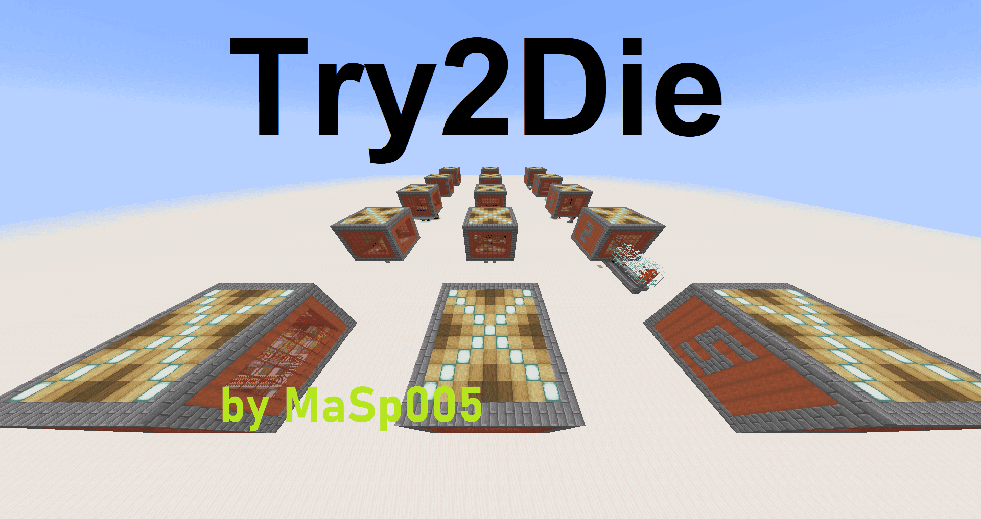 The logo for Try2Die, a Minecraft map for Minecraft 1.14.4 by MaSp005 on MCCreations