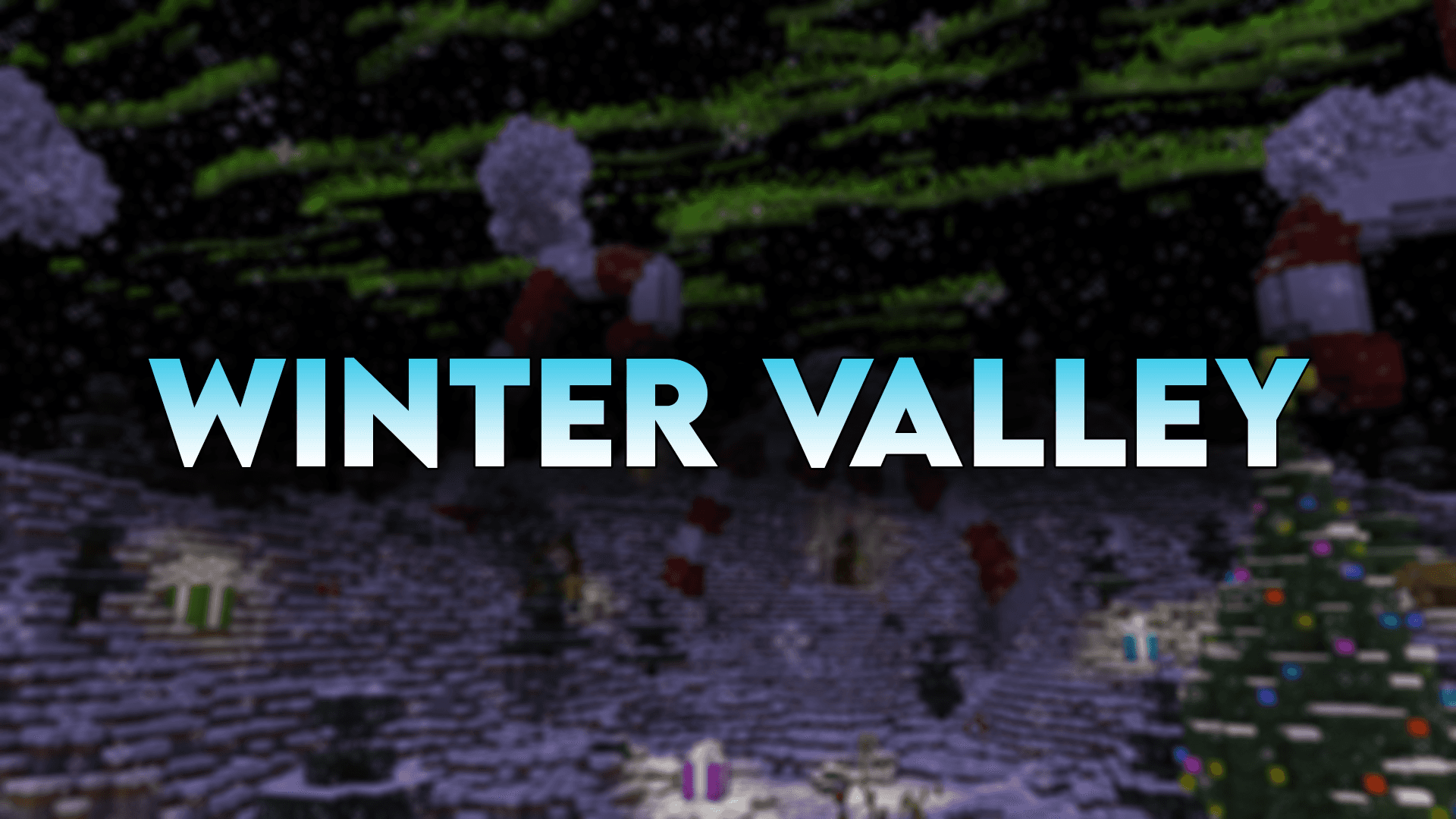 The logo for Winter Valley, a Minecraft map for Minecraft 1.19.3 by Slender on MCCreations