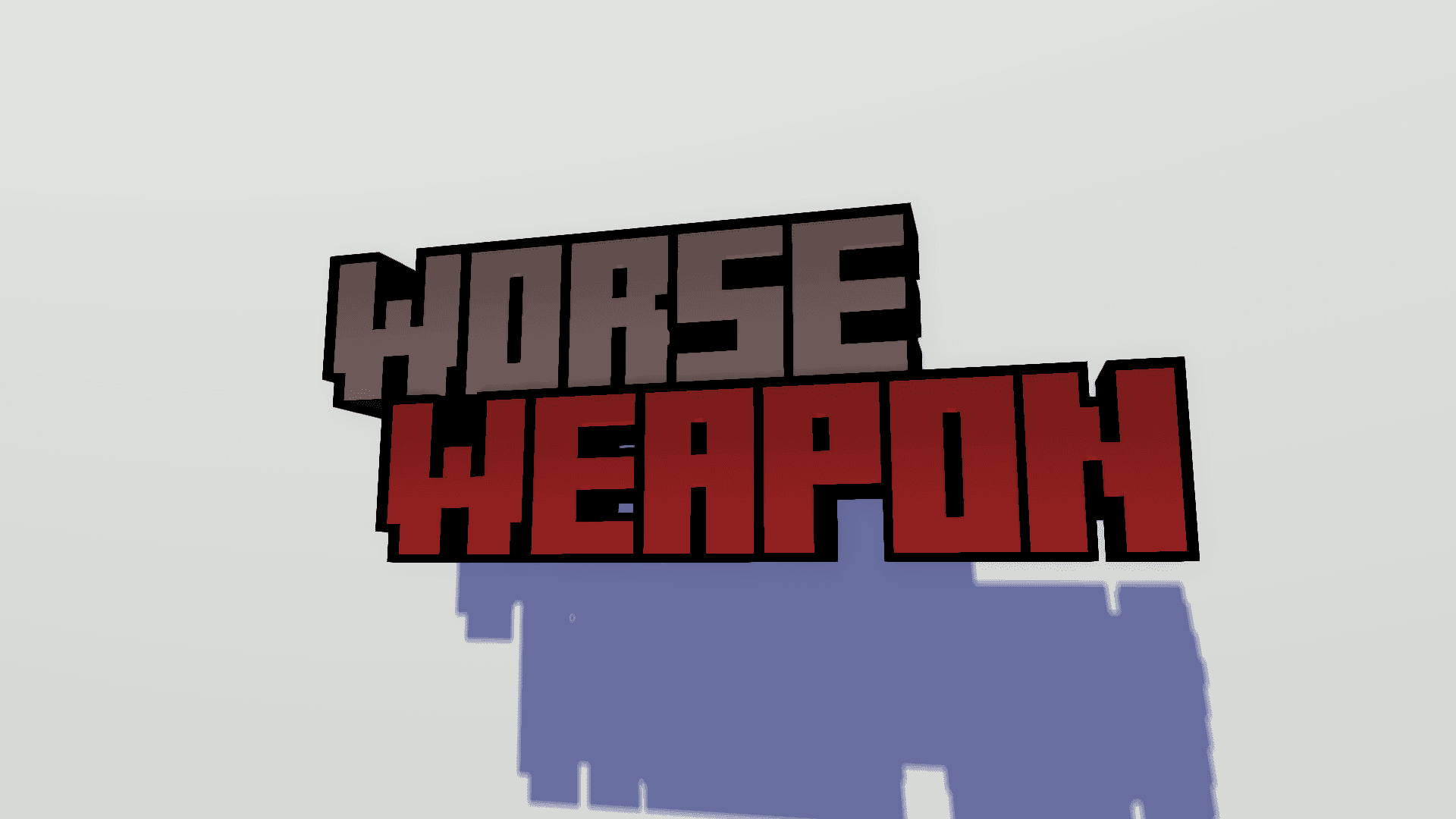 The logo for Worse Weapon, a Minecraft map for Minecraft 1.16 by Complete Circuit on MCCreations