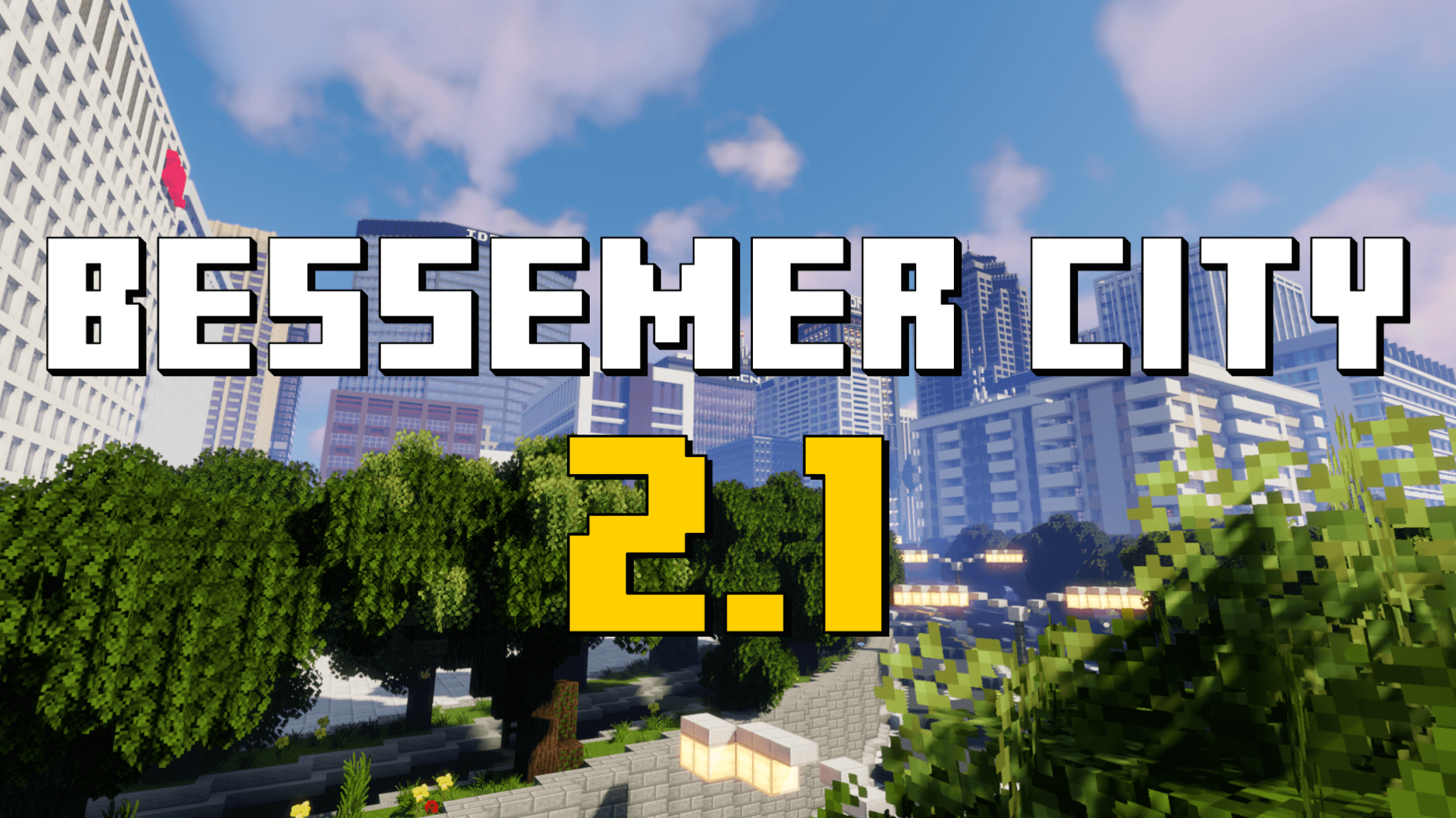 The logo for Bessemer City, a Minecraft map for Minecraft 1.20.4 by kubikk877 on MCCreations