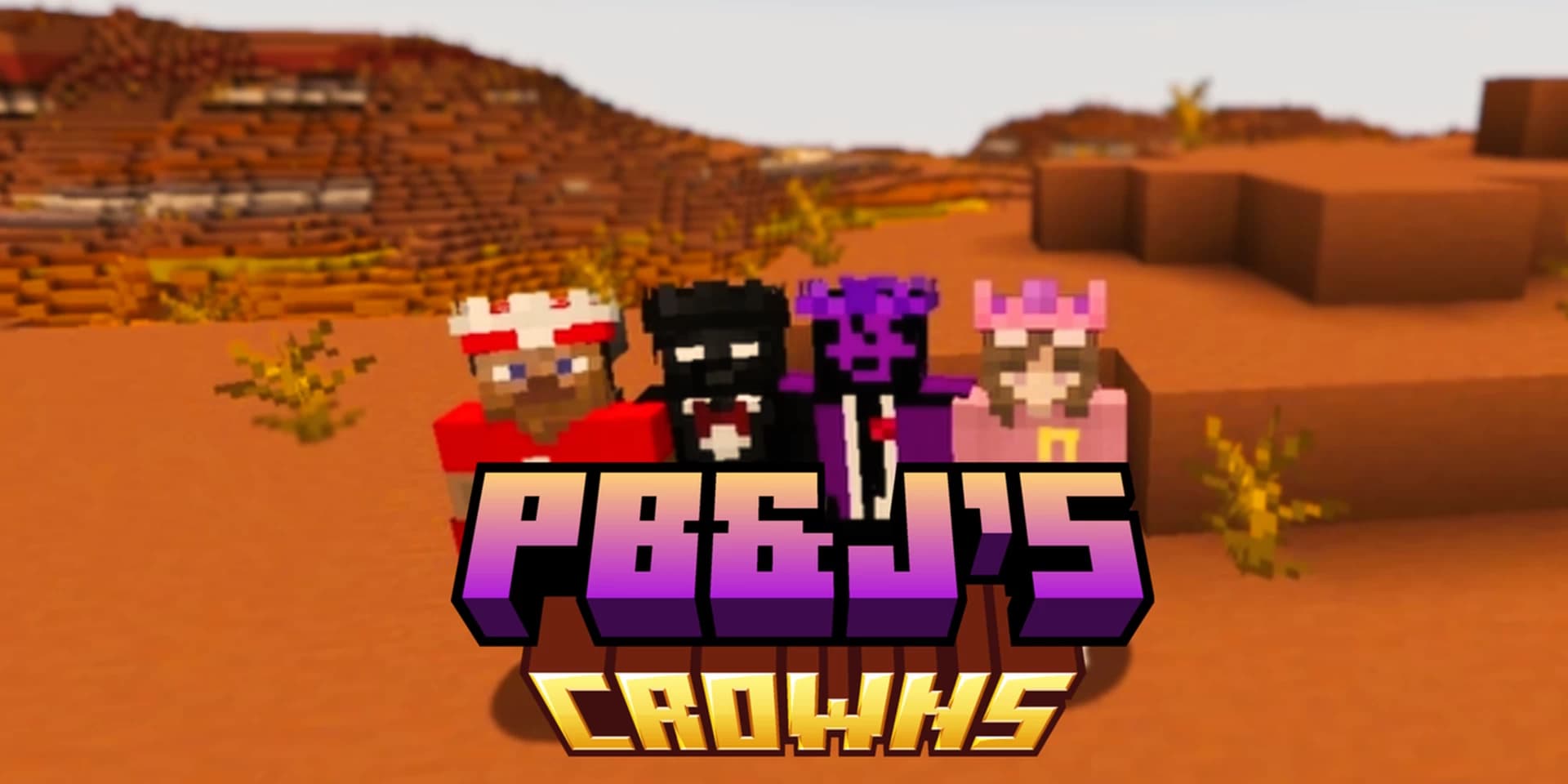 The logo for PB&J's Crown Texture | Lifesteal SMP, a Minecraft resourcepack for Minecraft 1.21 by Dolphin Cupcake on MCCreations