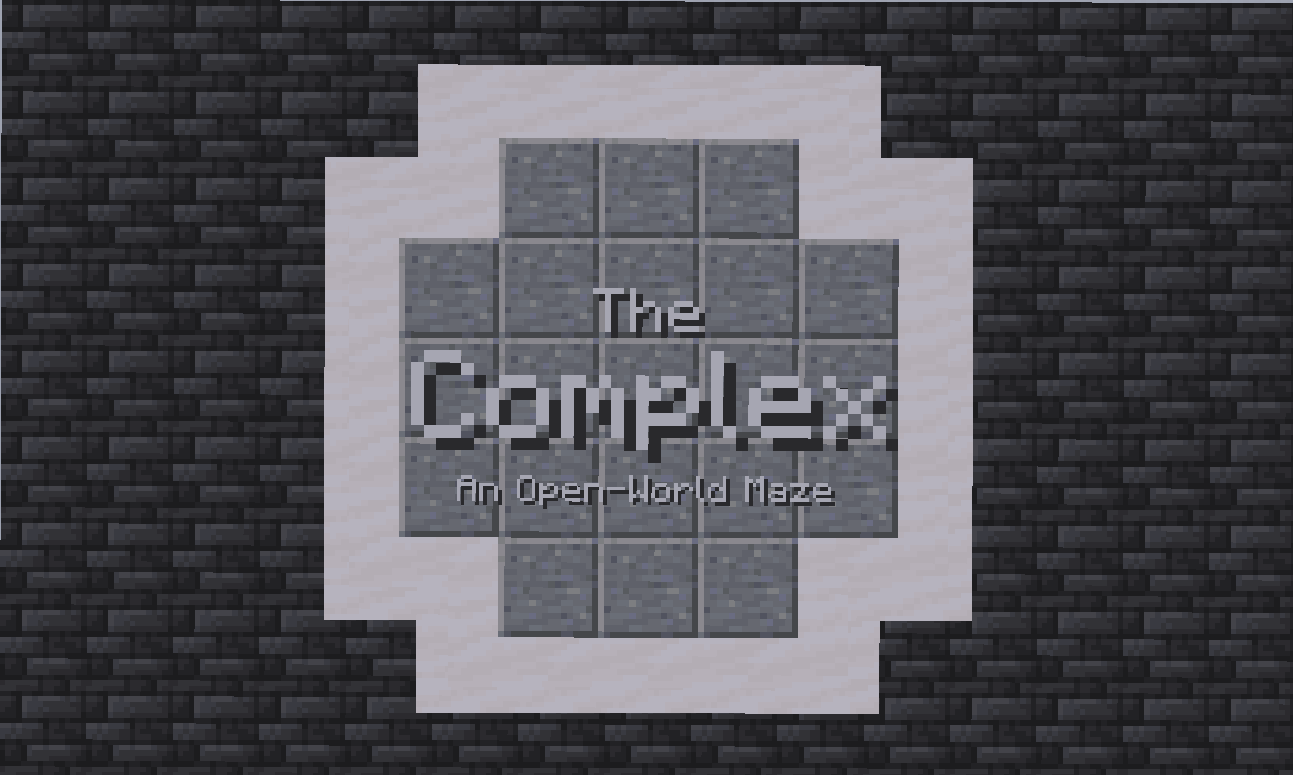 The logo for The Complex: An Open-World Maze, a Minecraft map for Minecraft 1.21.1 by DeuxiemeCarlin on MCCreations