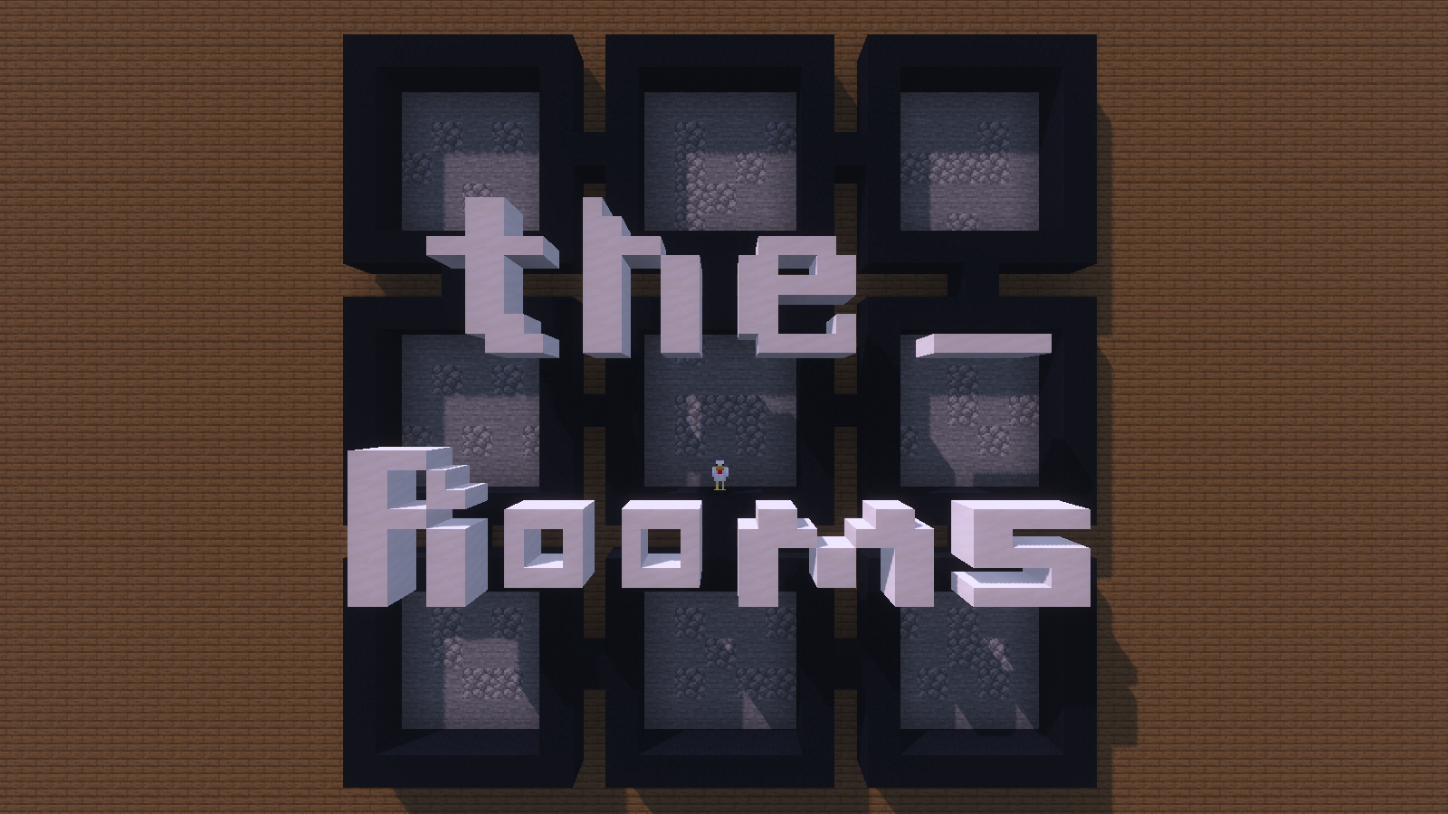 The logo for the_Rooms, a Minecraft map for Minecraft 1.15.2 by colbycoded on MCCreations