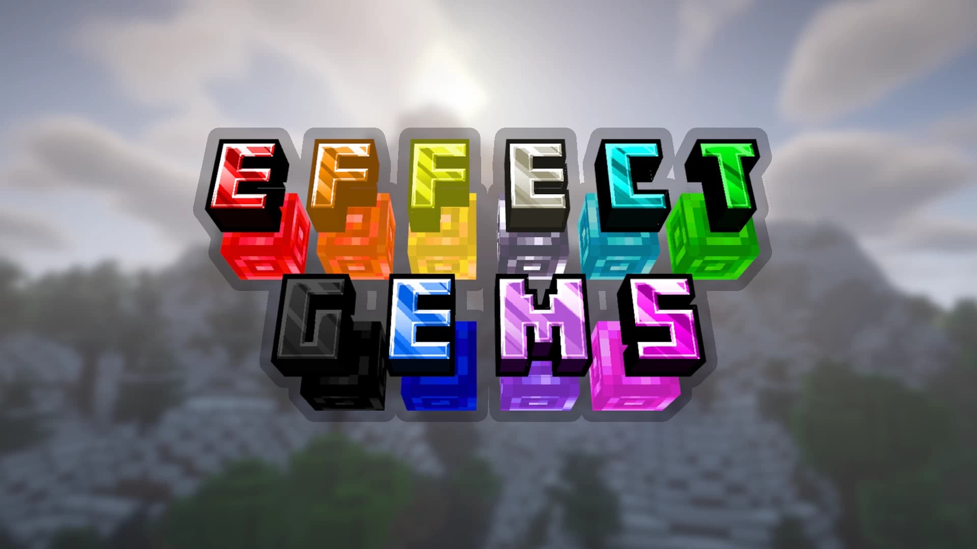 The logo for Effect Gems, a Minecraft datapack for Minecraft 1.21.1 by Gamingbarn on MCCreations