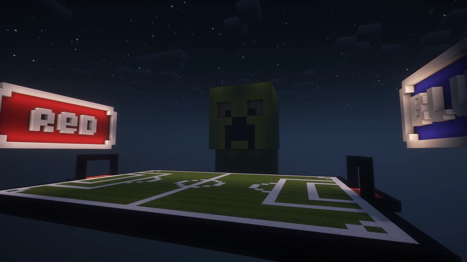 The logo for Creeper Football, a Minecraft map for Minecraft 1.20 by Haikis on MCCreations