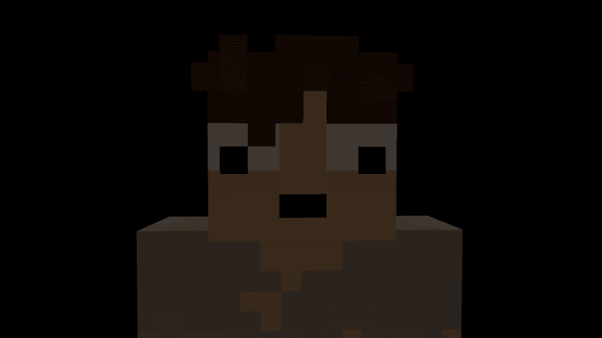 The logo for Ted's Insanity: Chapter 01, a Minecraft Map